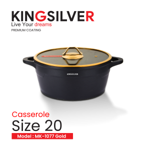 سرویس قابلمه 8 پارچه کلاسیک مدل MK-1077 Golden
