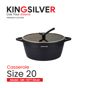 سرویس قابلمه 8 پارچه کلاسیک مدل MK-1077 Silver