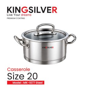 سرویس قابلمه استیل 10 پارچه MK-1077 Steel