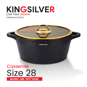 سرویس قابلمه 8 پارچه کلاسیک مدل MK-1077 Golden