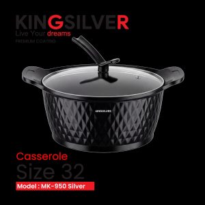 سرویس قابلمه 19 پارچه شومیز مدل MK-950 Silver