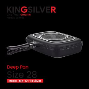 سرویس قابلمه 19 پارچه کلاسیک مدل MK-101-14  Silver
